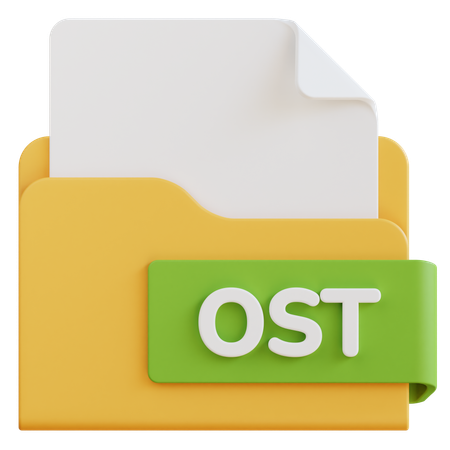 Archivo ost  3D Icon