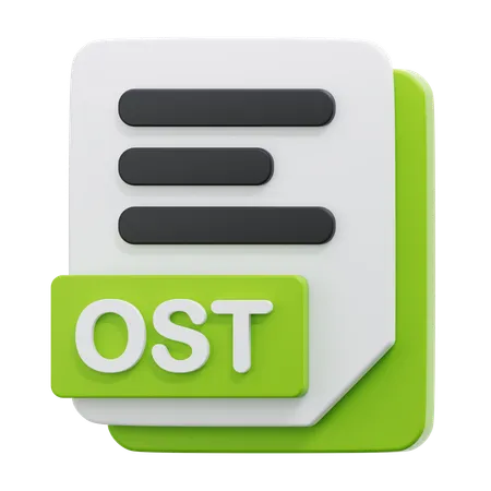 OST FILE  3D Icon