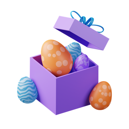 Osterei Geschenkbox  3D Icon