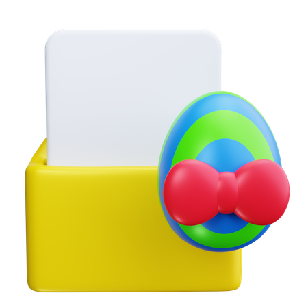 Ostern Grußkarte  3D Icon