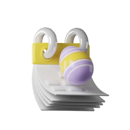 Osterkalender  3D Icon