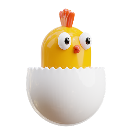 Ostern Küken  3D Icon