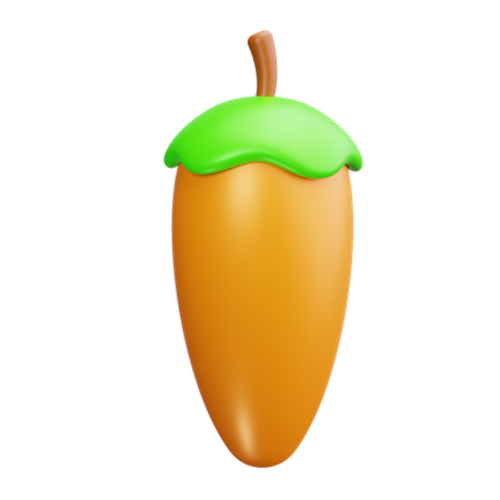 Ostern Karotte  3D Icon