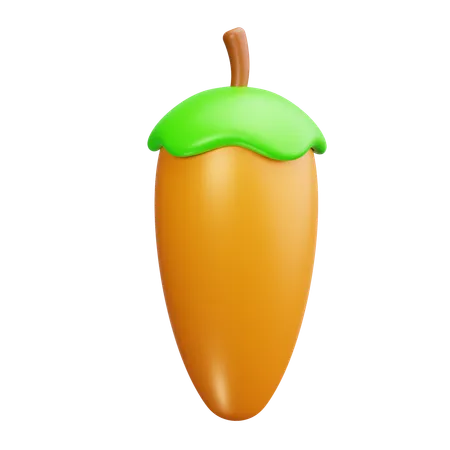 Ostern Karotte  3D Icon