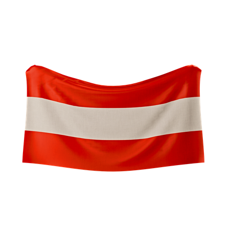 Österreich Flagge  3D Icon