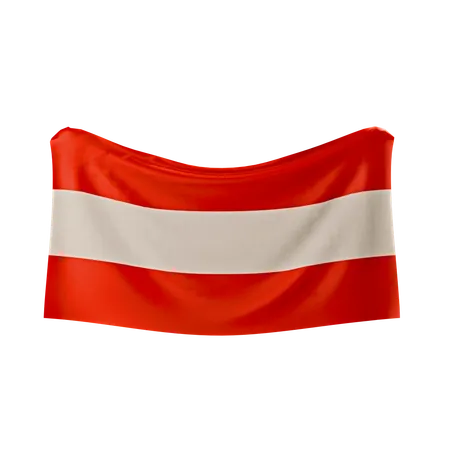 Österreich Flagge  3D Icon