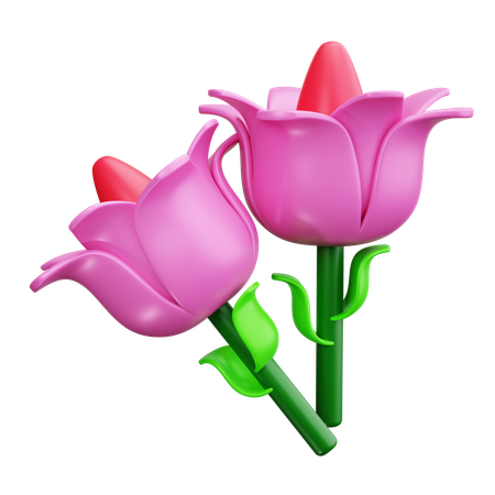 Ostertulpe  3D Icon