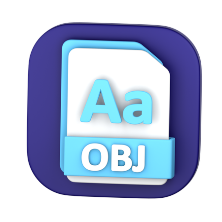 OTF File  3D Icon