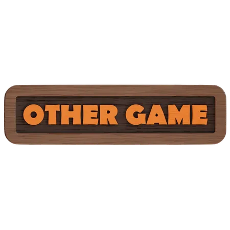 Other Game Button  3D Icon