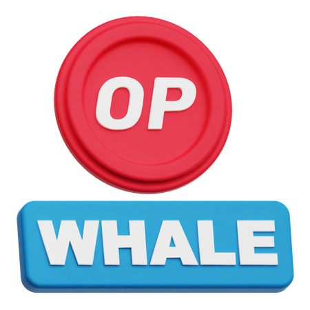 Baleia do otimismo  3D Icon