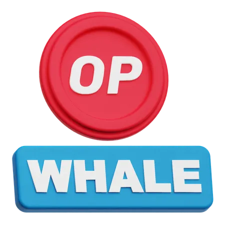 Baleia do otimismo  3D Icon