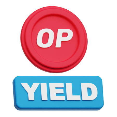 Rendimento de otimismo  3D Icon