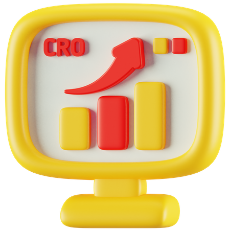 Otimização da taxa de conversão  3D Icon