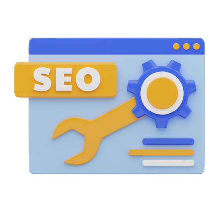 Otimização de código seo  3D Icon