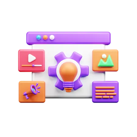 Otimização SEO  3D Icon