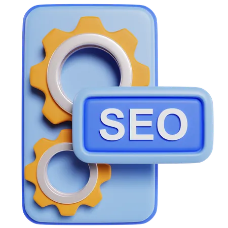 SEO otimização web  3D Icon