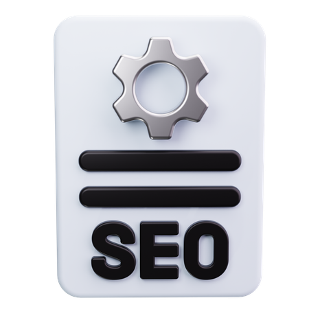Otimização de SEO  3D Icon