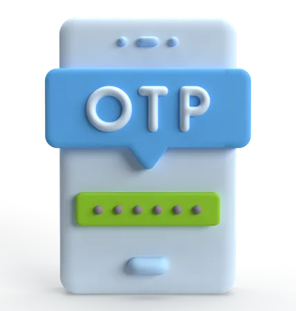 OTP  3D Icon