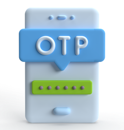 OTP  3D Icon