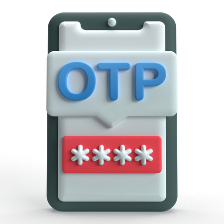 OTP  3D Icon