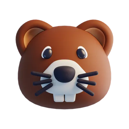 Otter  3D Icon