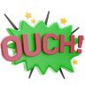 3d ouch illustration