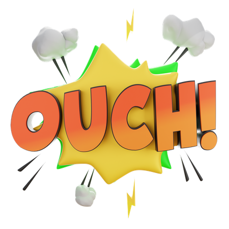 Ouch  3D Icon