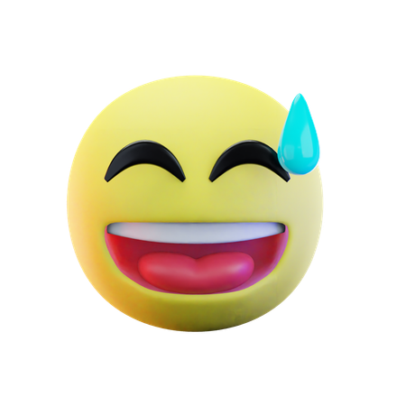 Ouf emoji  3D Icon