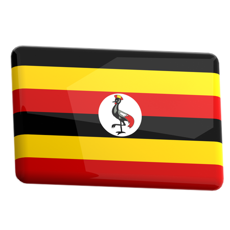 Ouganda  3D Icon