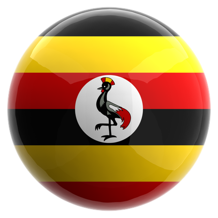 Ouganda  3D Icon