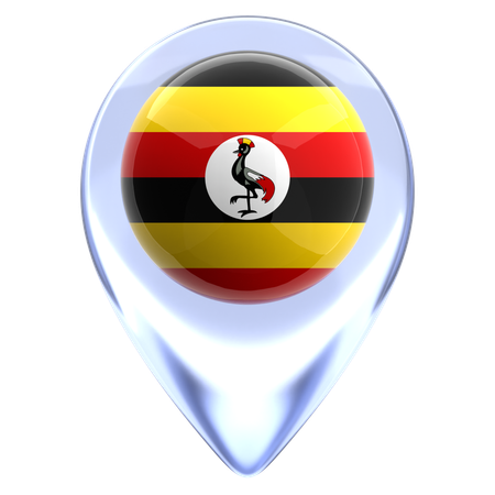 Ouganda  3D Icon