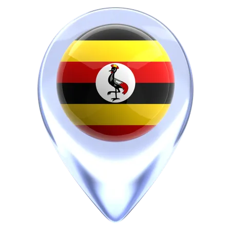 Ouganda  3D Icon