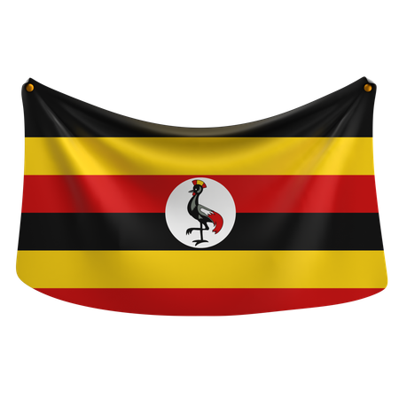 Ouganda  3D Icon