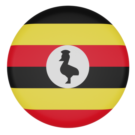 Ouganda  3D Icon