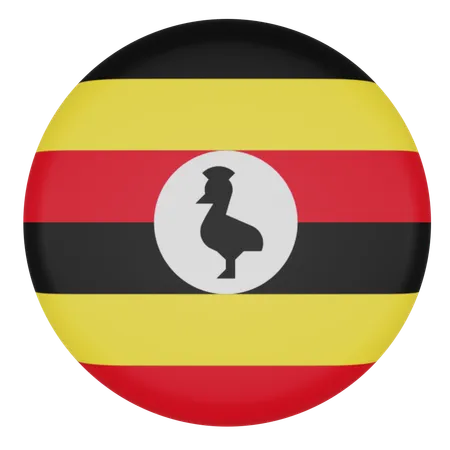 Ouganda  3D Icon