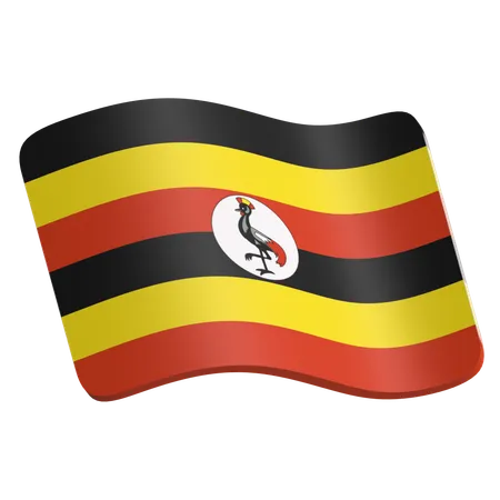 Ouganda  3D Icon