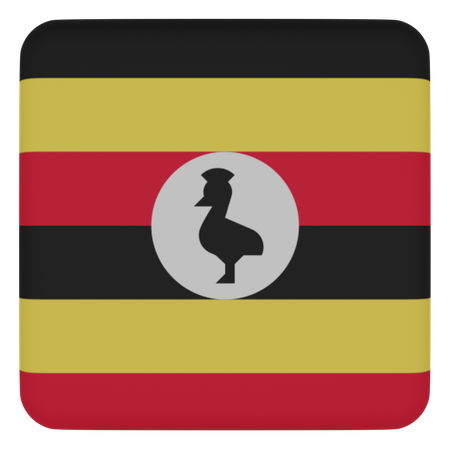 Ouganda  3D Icon