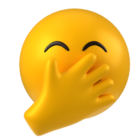 Oups emoji  3D Icon