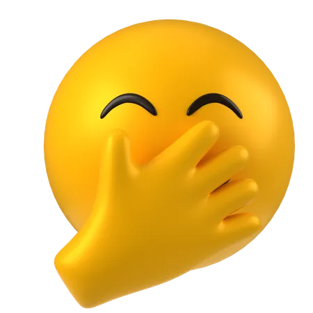 Oups emoji  3D Icon