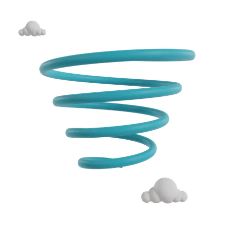 Ouragan  3D Icon