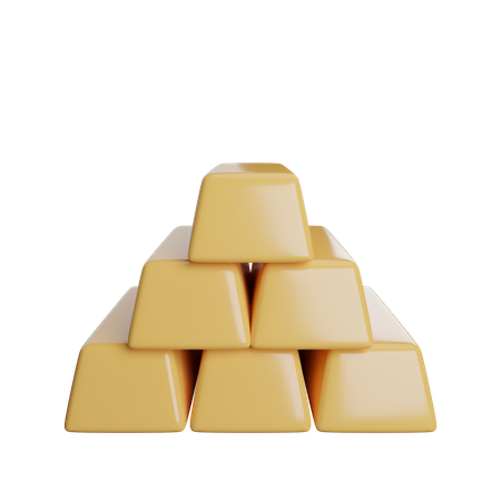 Ouro  3D Illustration