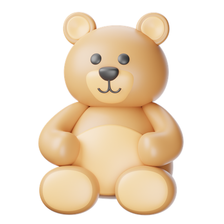 Ours en peluche  3D Icon