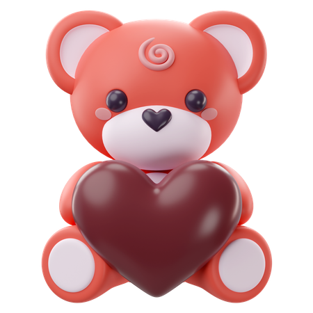 Ours en peluche  3D Icon