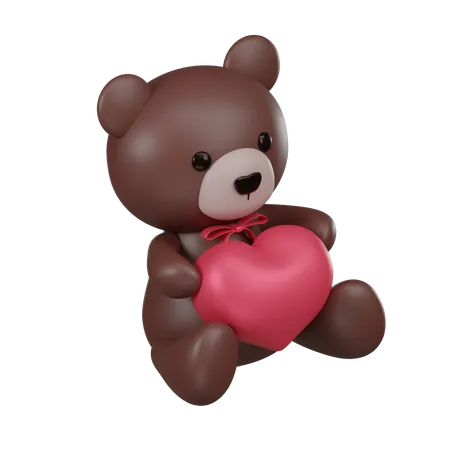 Ours en peluche  3D Icon