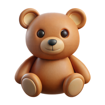 Ours en peluche  3D Icon