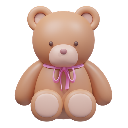 Ours en peluche  3D Icon