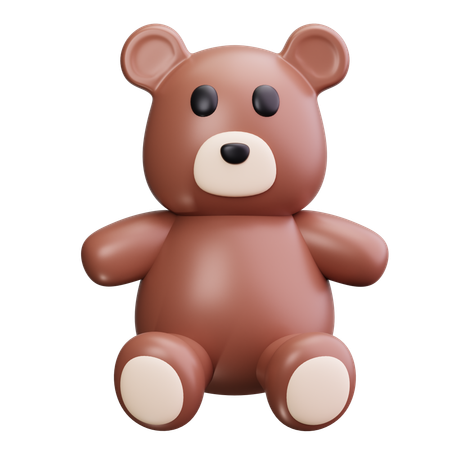 Ours en peluche  3D Icon