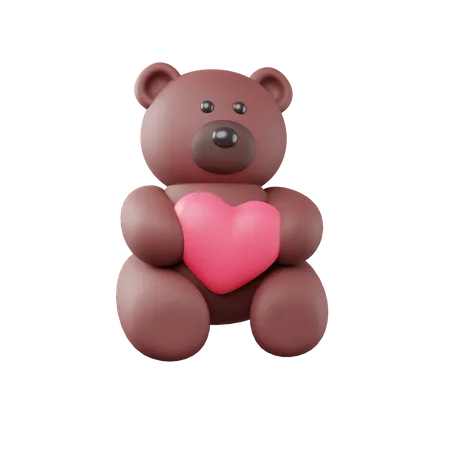 Ours en peluche  3D Icon