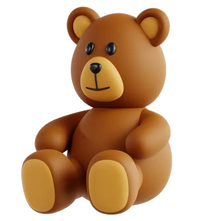 Ours en peluche  3D Icon