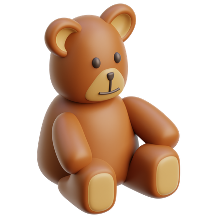 Ours en peluche  3D Icon